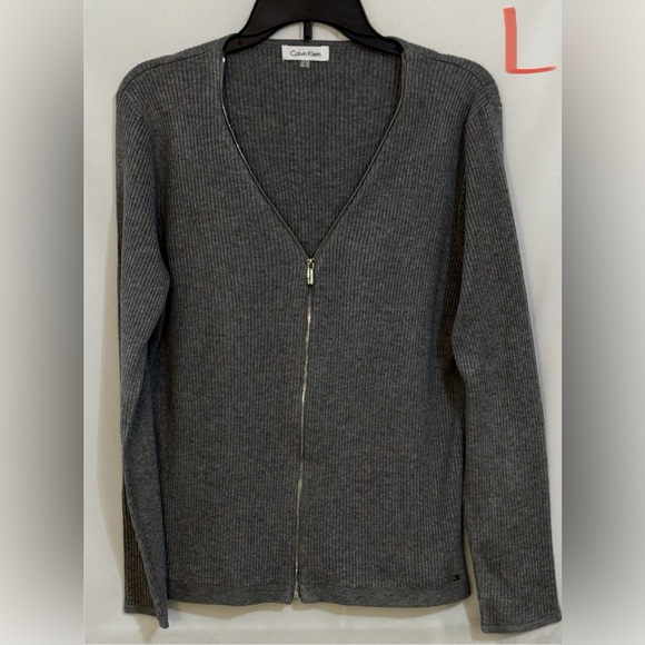 Calvin Klein Collection Gray Sweater - Picture 1 of 2